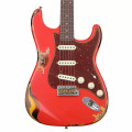 Fender Custom Shop Limited Edition '61 Stratocaster Heavy Relic - Aged Fiesta Red over 3-color Su...