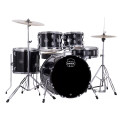 Mapex COMET Fusion Drum Kit - Dark Black (with Cymbals & Hardware)