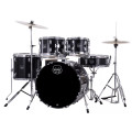 Mapex COMET Fusion Drum Kit - Dark Black (with Cymbals & Hardware)