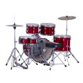 Mapex COMET Fusion Drum Kit - Infra Red (with Cymbals & Hardware)