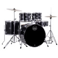 Mapex COMET Rock Drum Kit - Dark Black (with Cymbals & Hardware)