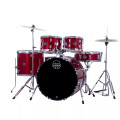 Mapex COMET Rock Drum Kit - Infra Red (with Cymbals & Hardware)