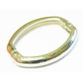 Hands magnetic clasp, 12x32mm, silver & gold