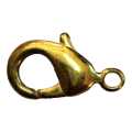 10 x Large Gold Coloured Lobster Clasp. 18.6mm length