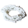 White marble agate chip string, 80cm