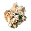 Aragonite w Malachite Specimen, Tsumeb, 45x45x50mm