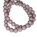 Colored Howlite bead string, lavender, round, 8mm, 40cm