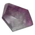 Rainbow fluorite faceted point, 7cm high