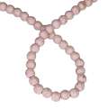 Colored Howlite bead string, powder pink, round, 6mm, 40cm