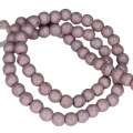 Colored Howlite bead string, lavender, round, 6mm, 40cm