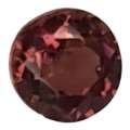 Pink Tourmaline cut stone, round, 0.76ct, 5.5mm