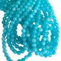 Apatite colored agate bead string, 6mm, 40cm