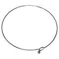 Stainless Steel cable choker, hook in clasp