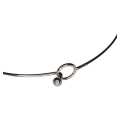 Stainless Steel cable choker, hook in clasp