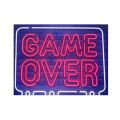 Neon Game Over Mouse Mat Blue (Prima)