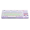 REDRAGON KUMARA Mechanical 87 Key,RGB Backlit Gang Keyboard - White