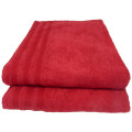 Bunty's Surplus Bath Sheet - Design 077 - 080x170cm - Red 02 Pc Pack
