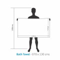 Bunty's Elegant 380 GSM Zero Twist Bath Towels - 10 Colours - 01 Pc Pack