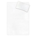 Rey's Fine Linen - 100% Cotton - 300 Thread Count - Plain Duvet Cover Set - White
