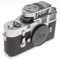 LEICA M3 Chrome JUST SERVICED 35mm rangefinder camera body 35mm film metered cap