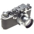 IIIC Leica Rangefinder camera Clean Summitar f=5cm 1:2 coated lens case cap 2/50