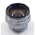 KIEV CHROME VINTAGE CONTAX MOUNT CAMERA LENS 2/50mm