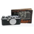 LEICA 3a M39 SCREW MOUNT LTM RANGEFINDER 35mm FILM CAMERA BODY IIIa MANUAL CAP