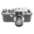 SUMMAR 1:2 f=5cm VINTAGE LENS IIIC LEICA 35mm FILM CAMERA RANGEFINDER TYPE USED