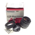 TAMRON AF-28-80mm F3.5-5.6 Aspherical lens fits pentax AF SLR camera boxed Mint-