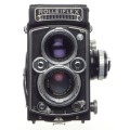 ROLLEIFLEX 3.5 f=75mm Zeiss Planar TLR medium format film camera 3.5/75 metered