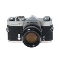 KONICA SLR AUTOREFLEX T CAMERA 1.4 HEXANON f=57 LENS NR