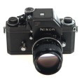 NIKON BLACK F PHOTOMIC HEAD CAMERA NIKKOR 2/85 LENS NR