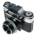 Contarex SE Super Zeiss Planar 1:2/50mm Chrome SLR 35mm film camera boxes