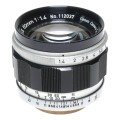 Canon lens 50mm 1:1.4 RF coupled M39 LTM Leica screw mount 1.4/50 Prime