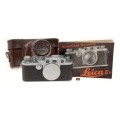 Just Serviced Leica IIIf M39 35mm vintage 3F film camera body case manual