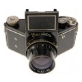 Biotar 2/80mm Zeiss Exakta Black medium format camera f=8cm 1:2 rare