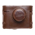 Leica MOOLY leather ever ready camera case Leather fits rare Leitz III motor