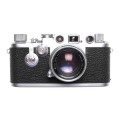 Leica 3f Rangefinder IIIf with Camera Self Timer Summicron 2 f=5cm case case