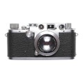 Leica IIIf film camera Beautiful clean Summar 1:2 f=5cm lens filter case 3f