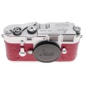 Leica M3 Just Serviced Rangefinder 35mm film camera body re skinned Red #952824