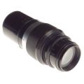 Paint Black Leitz Pre-war Leica 13.5cm f4.5 Screw mount lens with caps #240015