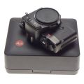 R4 Leica Black 35mm film Classic camera SLR pristine body with shell cased cap