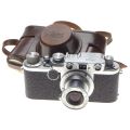 Just Serviced 3F IIIf LEICA M39 Rangefinder camera Leitz 3.5/50mm Elmar 5cm f3.5