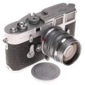 M3 Leica with Summarit 1.5 f=5cm fast glass 1.5/50mm chrome case Just Serviced