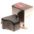 14569 Leica Original vintage leather black ever ready camera case SLR MINT Boxed