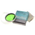 Rolleiflex ROLLEI GRUN Green TLE lens filter boxed papers RII exellent condition