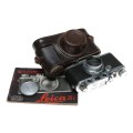 Leica IIIb rangefinder Summar f=5cm 1:2 lens 35mm vintage film camera