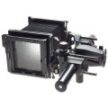 Black 4x5 SINAR F Large format camera black body polaroid back film insert clean