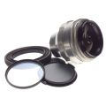 Carl Zeiss Jena BIOTAR 75 lens 1.5/75mm f/1.5 Exakta Mount used rare chrome cap