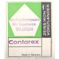 ZEISS CONTAREX wechselmagazin 20.0304 camera film back magazine mint- in box